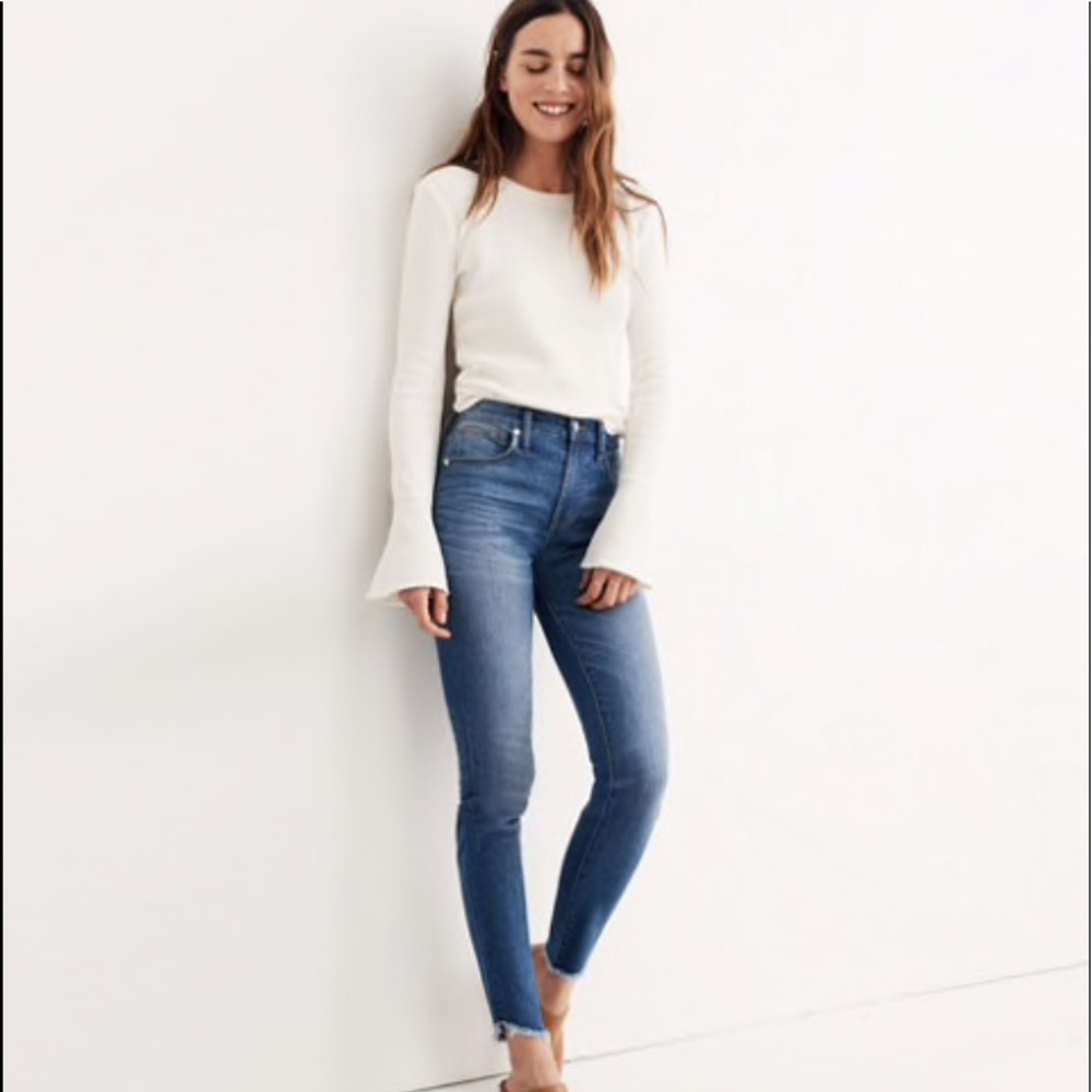 Madewell Blue Skinny Jeans